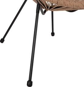 ΣΕΤ ΕΞΩΤΕΡΙΚΟΥ ΧΩΡΟΥ 3ΤΜΧ ACAPULCO HM21100 TWISTED WICKER-ΜΕΤΑΛΛΟ