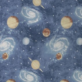 Πάνα Χασέ Milky Way 185 Blue DimCol 80x80cm 100% Βαμβάκι