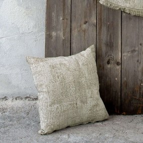 Διακοσμητικό Μαξιλάρι (Με Γέμιση) - Gaia Beige Nima 45X45 Cotton-Polyester