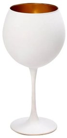 Ποτήρι κρασιού λευκό χρυσό ματ Maya White Gold 655cc 8,5x21,5εκ