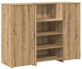 vidaXL Γραφείο υποδοχής 135x50x103,5 εκ. Επεξεργασμένο Ξύλο