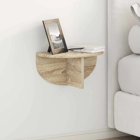 vidaXL Ράφι Τοίχου Επιτοίχιο 2 pcs Δρύς Sonoma 38 x 19 x 19 εκ