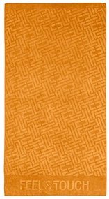 Πετσέτα Θαλάσσης (90x170) Feel & Touch Icon Curry