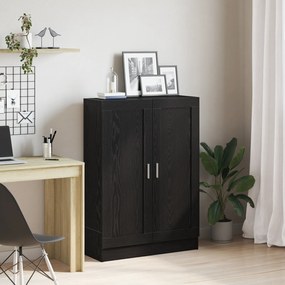 vidaXL Βιβλιοθήκη Μαύρη Δρυς 82,5x30,5x115 εκ από Επεξεργασμένο Ξύλο