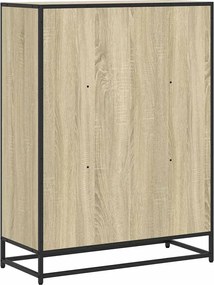 vidaXL Βιβλιοθήκη Χρώμα Sonoma Δρυς 80,5x35x107,5 εκ. Μοριοσανίδα