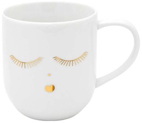 Κούπα Goldy RD0051453 10x8,7cm 300ml White-Gold Raeder Porcelain