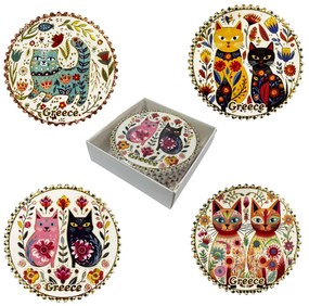 Σετ σουβέρ Greece 4τμχ - Coaster set 4pcs