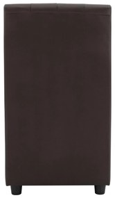 Πολυθρόνα LANDON C3162.03 με PU Καφέ 51x66x93Υ εκ. 51x66x93 εκ.