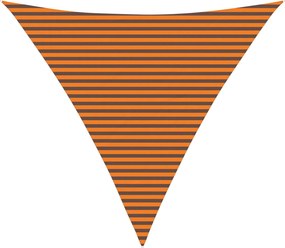 vidaXL Πανί σκιάς Πορτοκαλί και Καφέ 5 x 5 x 5 m