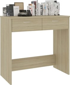 vidaXL Γραφείο Χρώμα Sonoma Δρυς 80 x 40 x 75 εκ. από Επεξ. Ξύλο