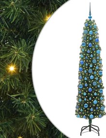 vidaXL Τεχνητό Χριστουγεννιάτικο Δέντρο με 300 LED Πράσινο 180 cm