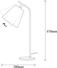 Table Lamp Salihini - MR-622 White
Vintage