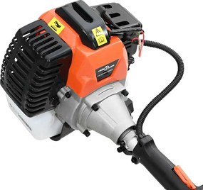 vidaXL Θαμνοκοπτικό 4 σε 1 Πορτοκαλί 52 cc 1,45 kW