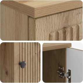 vidaXL Γραφείο Artisan Δρυς Επεξεργασμένο Ξύλο 142,5 x 50 x 75 εκ.