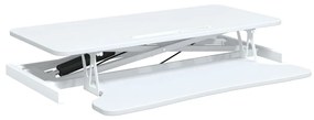 vidaXL Σταθμός Εργασίας Ρυθμιζόμενος 90x40x(13-50) εκ. Ατσάλι&Επ. Ξύλο