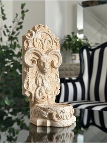 Stewehome Αντικέ διακοσμητικό μπιμπλό κηροπήγιο ζυγός 21x9x10 cm