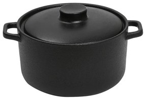 LAVA ΚΑΤΣΑΡΟΛΑ STONEWARE ΜΑΥΡΗ 22χ17χ10ΕΚ. - ESPIEL - NOL102