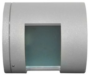 Απλίκα Φωτιστικό Τοίχου Κύλινδρος G9 IP54 12x11 Lumen-3-90986-Γκρι 3-90986