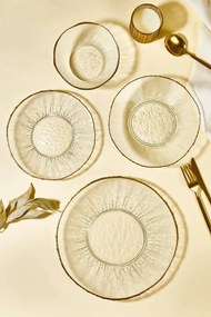 Dinner Set (24 Pieces) Ekol Transparent