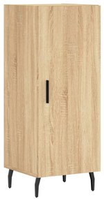 vidaXL Μπουφές Sonoma δρυς 34,5 x 34 x 180 εκ. από Επεξεργασμένο Ξύλο