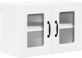 vidaXL Ραφιέρα τοίχου LUCCA Λευκό 60 x 31 x 40 εκ Επεξεργασμένο Ξύλο