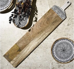 ΞΎΛΙΝΕΣ ΕΠΙΦΆΝΕΙΕΣ ΣΕΡΒΙΡΊΣΜΑΤΟΣ DUNE MANGO WOOD PRESENTATION BOARD, BLACK, 1M A1/M