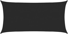 vidaXL Πανί Σκίασης Μαύρο 2 x 4 μ. από HDPE 160 γρ./μ²