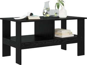 vidaXL Τραπεζάκι σαλονιού Μαύρη Οξυά 90 x 50 x 45 cm
