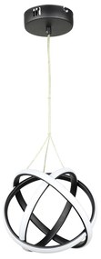 Φωτιστικό Οροφής LED Step Dimmable Heronia Atomic/25 01-0404 Black