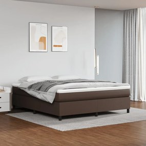 ΚΡΕΒΑΤΙ BOXSPRING ΜΕ ΣΤΡΩΜΑ ΚΑΦΕ 180X200 ΕΚ. ΣΥΝΘΕΤΙΚΟ ΔΕΡΜΑ 3144623