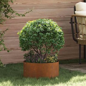 vidaXL Γλάστρα Κήπου Καφέ 40 x 40 x 20 cm Ατσάλι corten