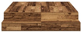 vidaXL Κρεβάτι Αποθήκευσης Παλιού Ξύλου 150x200 εκ