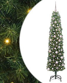 vidaXL Τεχνητό Χριστουγεννιάτικο Δέντρο με 300 LED Πράσινο 180 cm