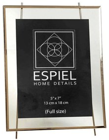 Κορνίζα FAM503 20x25cm Gold Espiel Metal