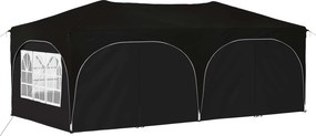 vidaXL Αυτοσχέδιο Μόρφωση 574 x 289 x 245 cm Μαύρο Ύφασμα Όξφορντ