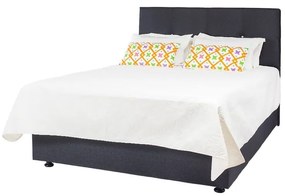 Artekko Kreat Κρεβατι Ύφασμα Γκρί 150Χ200 (210x166x181)cm