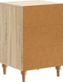 vidaXL Κομοδίνο Sonoma Δρυς 43x 41 x 66,5 εκ Επεξεργασμένο Ξύλο