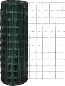 vidaXL Συρματόπλεγμα Σετ Πράσινο 25 x 1,2 μ. Ατσάλινο