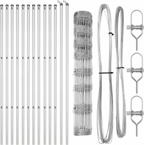 vidaXL Στύλος Περιφράξεων Γαλβανισμένο 25 x 1 m Ατσάλι