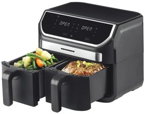 Heinner HAF-KDB1700BK Φριτέζα Αέρος με Διπλό Αποσπώμενο Κάδο 8.5lt, Μαύρη