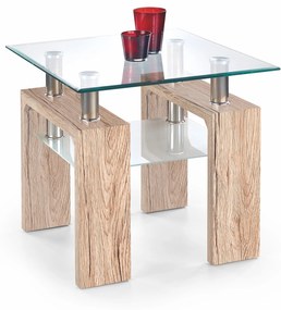 DIANA H KWADRAT coffee table color: san remo oak DIOMMI-60-29693