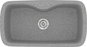 Sanitec Classic 321 (83×51) - Γρανιτένιος νεροχύτης - Granite GREY