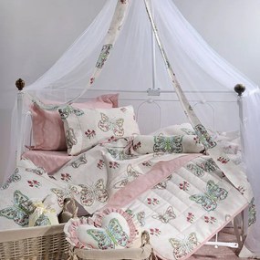 Κουβερλί Βρεφικό ΣΧ.122 Multi Down Town 95x145cm 100% Cotton Satin