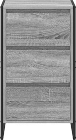 vidaXL Πλαϊνό γραφείο Γκρίζο Σονομα 42 x 36 x 75.5 εκ.