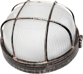 Απλίκα - Πλαφονιέρα κήπου Nautilus Lite Mesh-Σκουριά