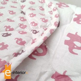 ΚΟΥΒΡ-ΛΙ Κούνιας 110Χ140  Barrus - Pink 5205495279121