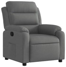 vidaXL Πολυθρόνα Ανακλινόμενη Σκούρο Γκρι Υφασμάτινη