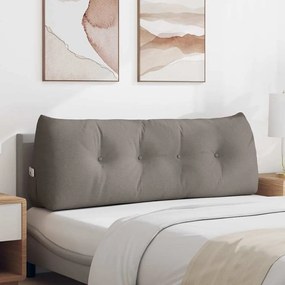 vidaXL Μαξιλάρι Πλάτης Taupe 140 x 24 x 50 εκ ύφασμα