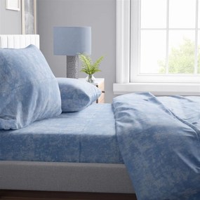 Σεντόνια Σετ 4 τεμ Polycotton King Size Shadow 14 240X270 Sky Blue DimCol