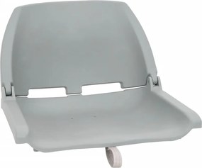 vidaXL Κάθισμα Σκάφους Πτυσσόμ. 2 τεμ. Γκρι 48x51x41 εκ Χωρίς Μαξιλάρι